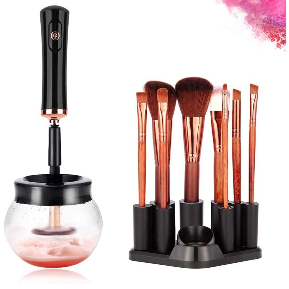 BOGO FREE‼️ LIMITED⏱ Spin makeup brush cleaner NIB